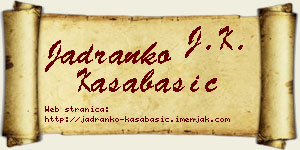 Jadranko Kasabašić vizit kartica